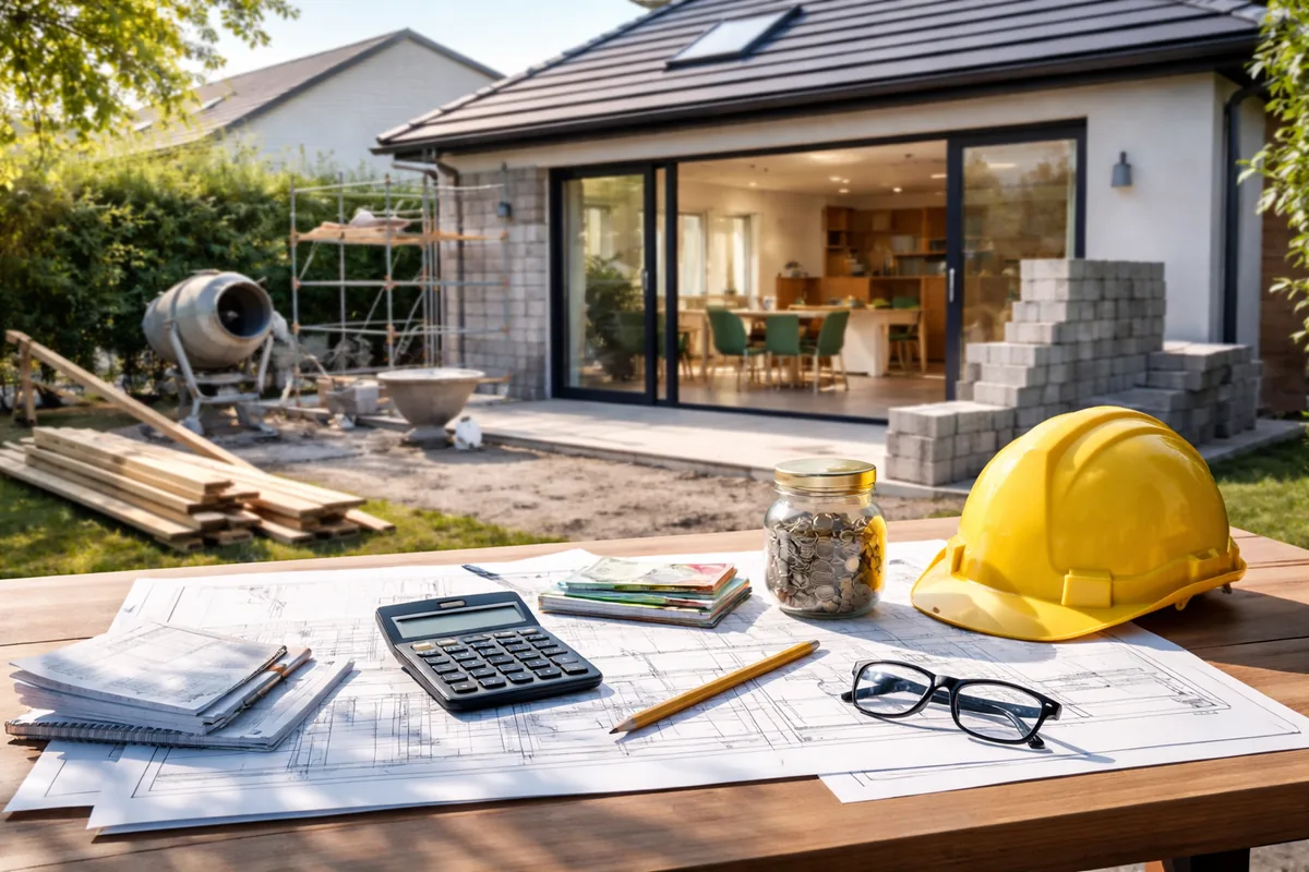 Comment établir un budget pour une extension de maison avec un permis de construire