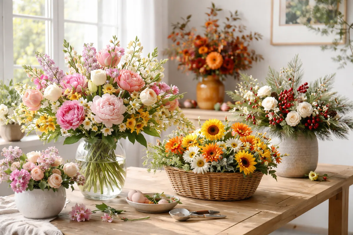 Comment utiliser les fleurs pour embellir votre maison selon les saisons